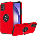 Samsung A54 CHIEF Oil Painted Magnetic Ring Stand Hybrid Case Cover - Red