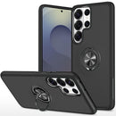 Samsung s26 Ultra CHIEF Oil Painted Magnetic Ring Stand Hybrid Case Cover - Black