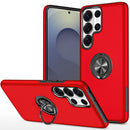 Samsung s26 Ultra CHIEF Oil Painted Magnetic Ring Stand Hybrid Case Cover - Red