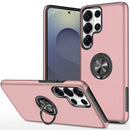 Samsung s26 Ultra CHIEF Oil Painted Magnetic Ring Stand Hybrid Case Cover - Rose Gold