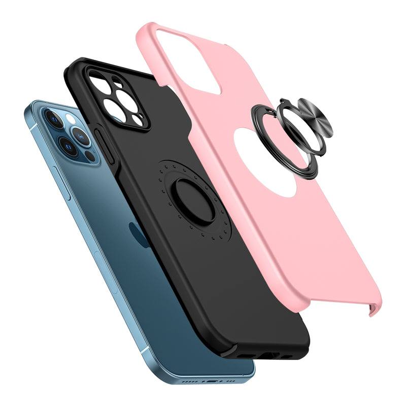 iPhone 11 Oil Painted Magnetic Ring Stand Cover