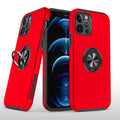 iPhone 14 Plus Oil Painted Magnetic Ring Stand Cover