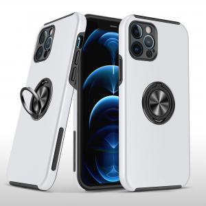 iPhone 11 Oil Painted Magnetic Ring Stand Cover