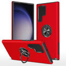 Samsung Galaxy s24 Ultra CHIEF Oil Painted Magnetic Ring Stand Hybrid Case Cover - Red