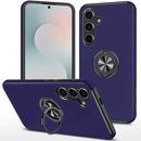 Samsung s25 FE CHIEF Oil Painted Magnetic Ring Stand Hybrid Case Cover - Dark Purple