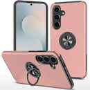Samsung s25 FE CHIEF Oil Painted Magnetic Ring Stand Hybrid Case Cover - Pink