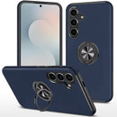 Samsung s26 CHIEF Oil Painted Magnetic Ring Stand Hybrid Case Cover - Dark Blue
