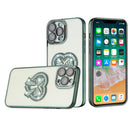Transparent Glitter Case Green
