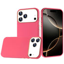 iPhone 17 Pro Max Classy Slick Chromed Around Hybrid Case Cover - Hot Pink