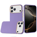 iPhone 17 Pro Max Classy Slick Chromed Around Hybrid Case Cover - Dark Purple