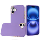iPhone 17 Classy Slick Chromed Around Hybrid Case Cover - Dark Purple