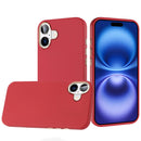 iPhone 17 Classy Slick Chromed Around Hybrid Case Cover - Red