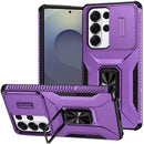 Samsung s26 Ultra Complete Magnetic Metal Ring Stand Camera Protection Hybrid - Purple