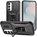 Samsung s25 FE Complete Magnetic Metal Ring Stand Camera Protection Hybrid - Black