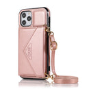 Elegant Wallet Case Rose Gold