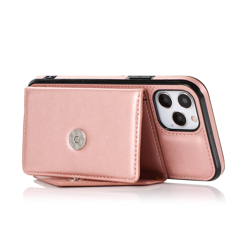 Elegant Wallet Case Rose Gold