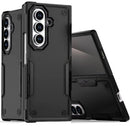 For Samsung Z Fold 7 Exquisite Tough Shockproof Hybrid Case Cover - Black
