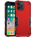 iPhone 16 Pro Max 6.9 inch Exquisite Tough Shockproof Hybrid Case Cover - Red