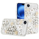 iPhone 17 Air Rose Flower Full Diamond Bling Stones - Clear