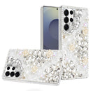 Samsung s26 Ultra Rose Flower Full Diamond Bling Stones - Clear
