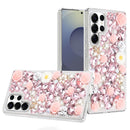 Samsung s26 Ultra Rose Flower Full Diamond Bling Stones - Pink