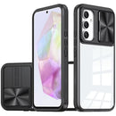 Samsung Galaxy A36 Fusion Transparent Clear Hybrid Case Cover - Black