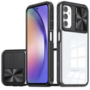 Samsung A54 Fusion Transparent Clear Hybrid Case Cover - Black