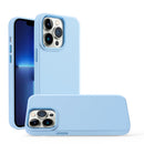 iPhone 13/14 Premium LIQUID Silicone with Metal Buttons and Camera Edges Case Cover - Light Blue
