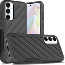 For Samsung Galaxy A36 / A56 Noble lined shockproof dual layer hybrid - Black/Black