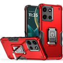 For Moto G Stylus 5G 2026/2025 OPTIMUM Magnetic Ring Stand Hybrid Case Cover - Red
