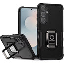For Samsung s26 OPTIMUM Magnetic Ring Stand Hybrid Case Cover - Black