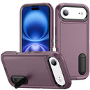 iPhone 17 Air PEAK 3in1 Toughest Hybrid with Stand Cover Case - Burgundy/Black