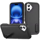 iPhone 17 PEAK 3in1 Toughest Hybrid with Stand Cover Case - Black/Black