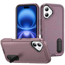 iPhone 17 PEAK 3in1 Toughest Hybrid with Stand Cover Case - Burgundy/Black