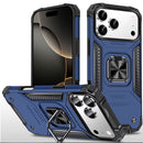 iPhone 17 Pro Max Robust Magnetic Kickstand Hybrid Case Cover - Blue
