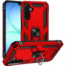 For Samsung A17 5G Ring Magnetic Kickstand Hybrid Case Cover - Red