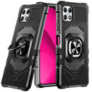 REVVL 7 5G Robotic Hybrid with Magnetic Ring Stand Case Cover - Black