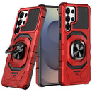 For Samsung s26 Ultra Robotic Hybrid with Magnetic Ring Stand Case Cover - Red