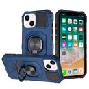 For Samsung s21 Ultra, s30 Ultra Robotic Hybrid with Magnetic Ring Stand Case Cover - Dark Blue
