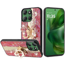 Motorola Moto G Power 5G 2025 SPLENDID Diamond Glitter Ornaments Engraving Case Cover - Enchanted Butterfly Red