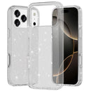 iPhone 17 Pro Max Glitter Ultra Thick 3mm Transparent Hybrid Case Cover - Clear
