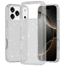 iPhone 17 Pro Glitter Ultra Thick 3mm Transparent Hybrid Case Cover - Clear