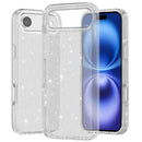 iPhone 17 Air Glitter Ultra Thick 3mm Transparent Hybrid Case Cover - Clear