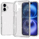 iPhone 17 Glitter Ultra Thick 3mm Transparent Hybrid Case Cover - Clear