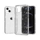 iPhone 14 6.1 Transparent Glitter Case Cover