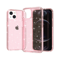 iPhone 14 6.1 Transparent Glitter Case Cover