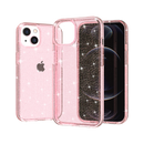 iPhone 14 6.1 Transparent Glitter Case Cover