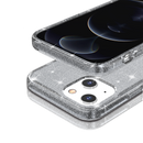 Transparent Glitter Case Smoke