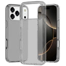 iPhone 17 Pro Sturdy Ultra Thick 3mm Transparent Hybrid Case Cover - Smoke