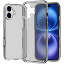 iPhone 17 Sturdy Ultra Thick 3mm Transparent Hybrid Case Cover - Smoke
